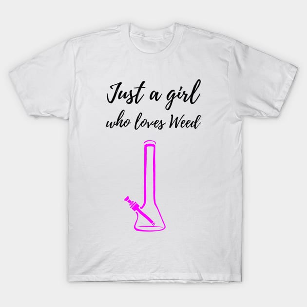 Just a girl T-Shirt by Pochfad